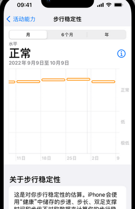 苏仙iPhone手机维修如何在iPhone开启'步行稳定性通知'