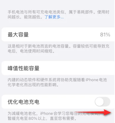 苏仙苹果15维修分享iPhone15充电到80%就充不进电了怎么办 