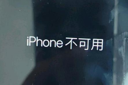 苏仙苹果服务网点分享锁屏界面显示“iPhone 不可用”如何解决 